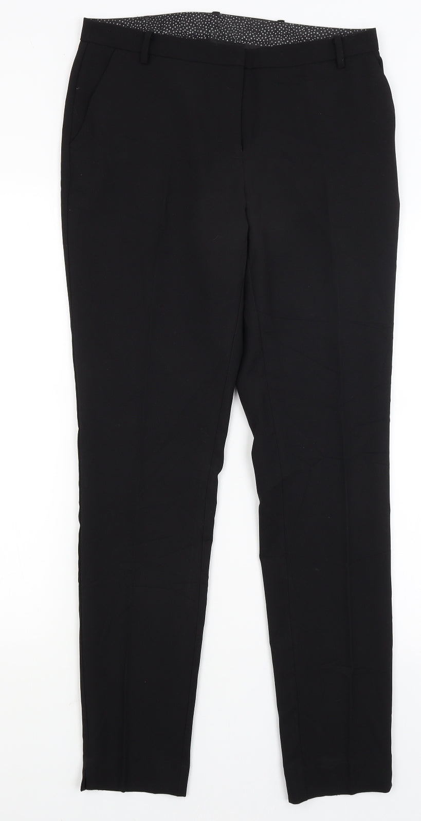 New Look Womens Black   Trousers  Size 10 L29.5 in