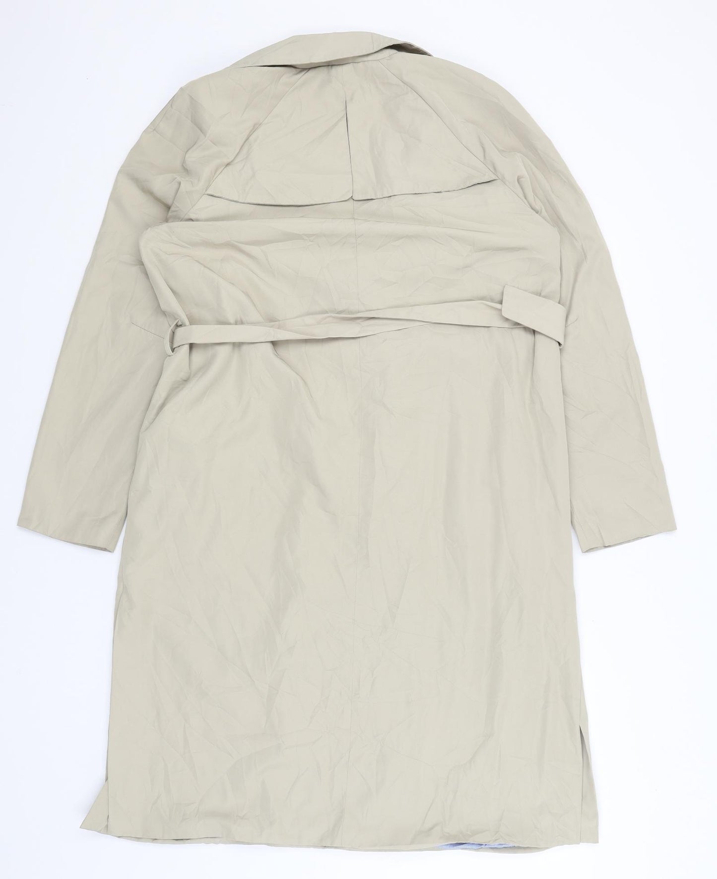 Zara Womens Beige   Overcoat Coat Size M