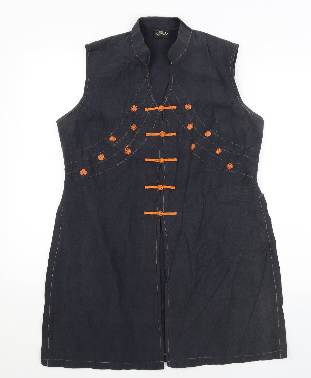 Kim Do Womens Blue   Vest Jumper Size 16