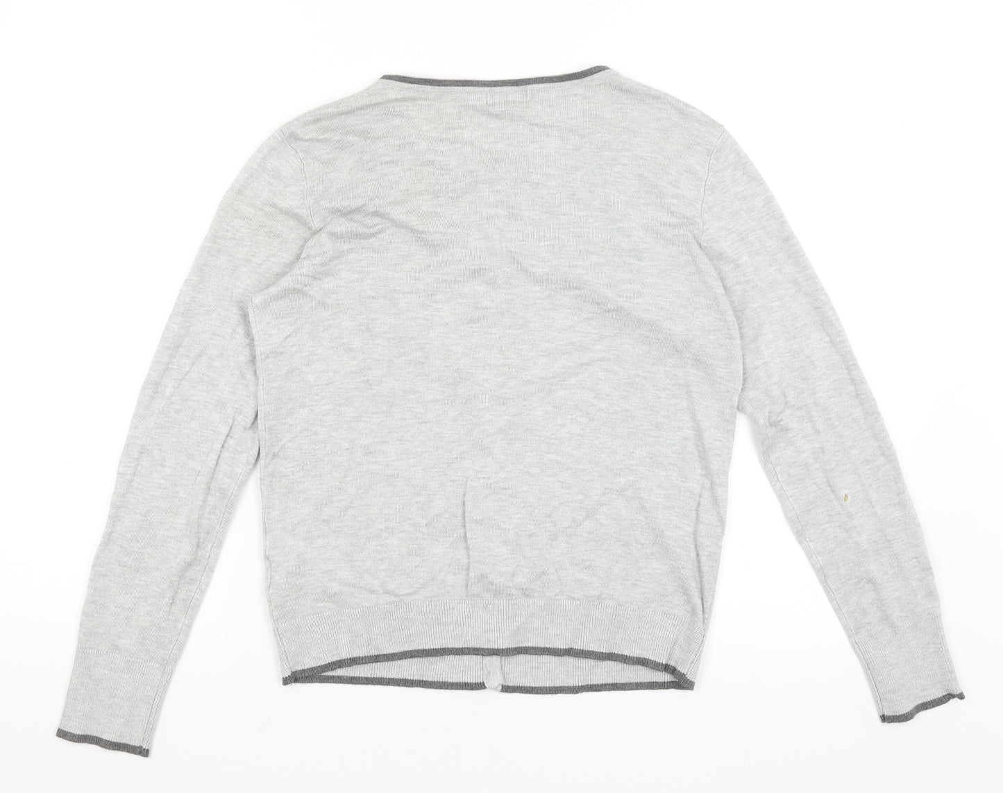 F&F Womens Grey   Cardigan Jumper Size 12