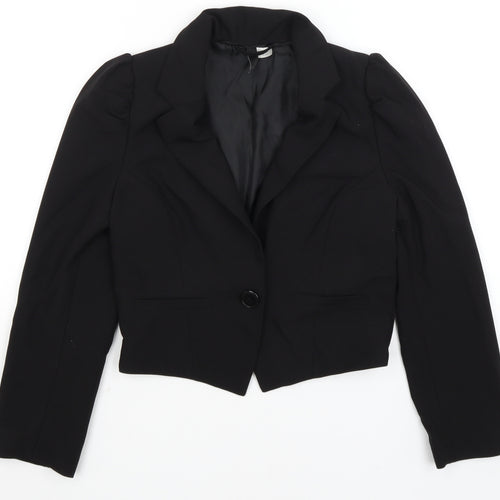 Divided Womens Black   Jacket Blazer Size 8