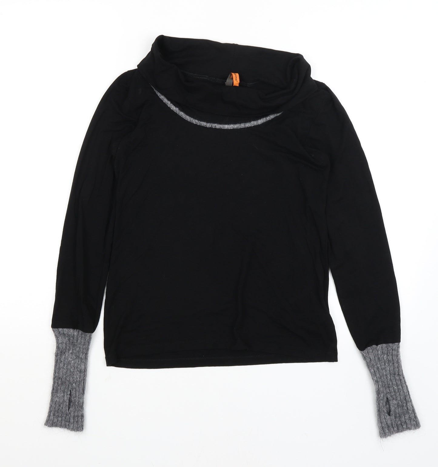 Cop Copine Womens Black   Basic T-Shirt Size 14