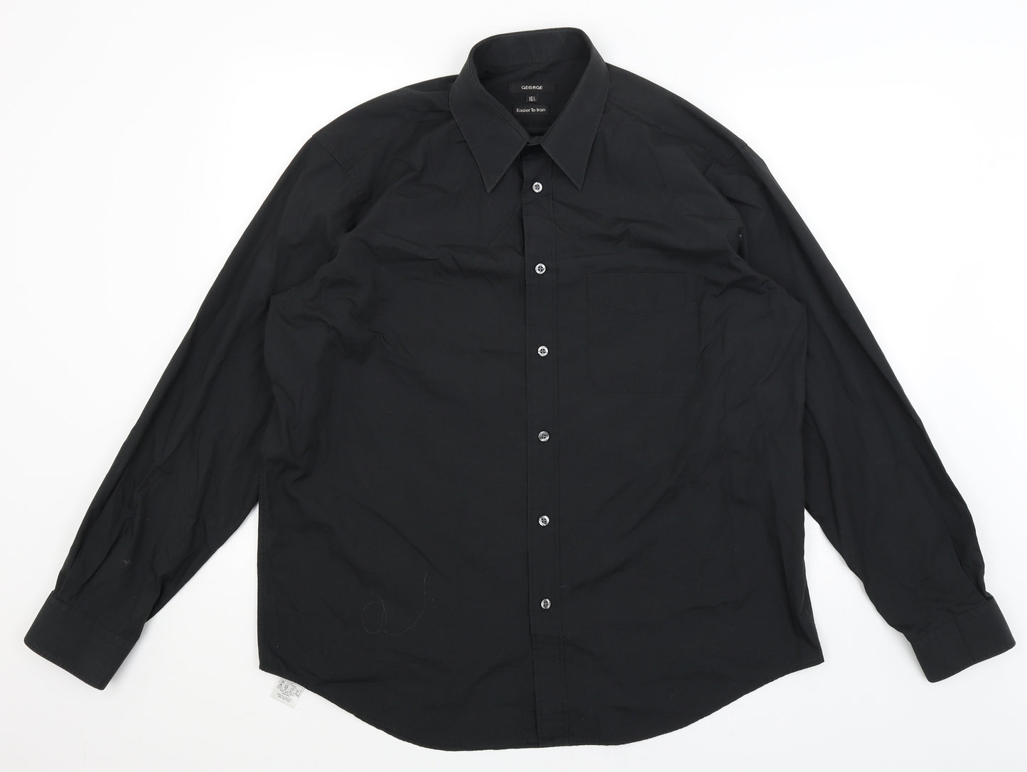George Mens Black    Dress Shirt Size 16.5
