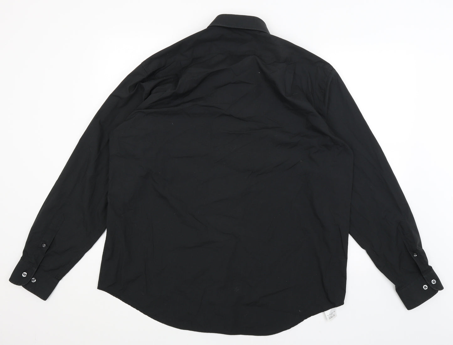George Mens Black    Dress Shirt Size 16.5