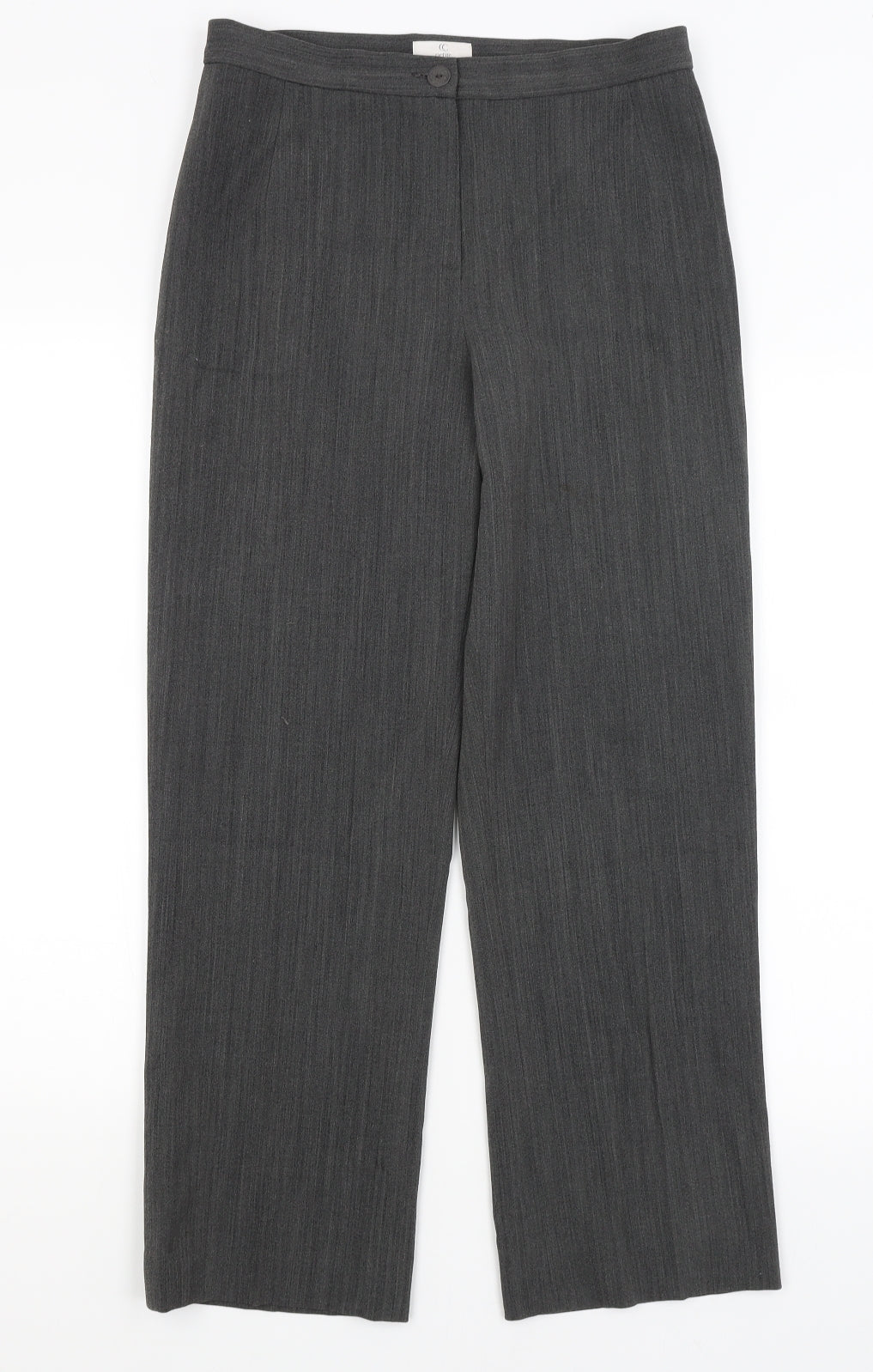 CC Womens Grey   Trousers  Size 10 L27 in