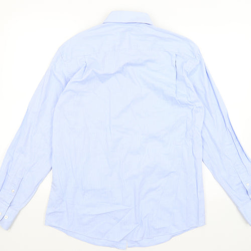 F&F Mens Blue    Dress Shirt Size 15.5