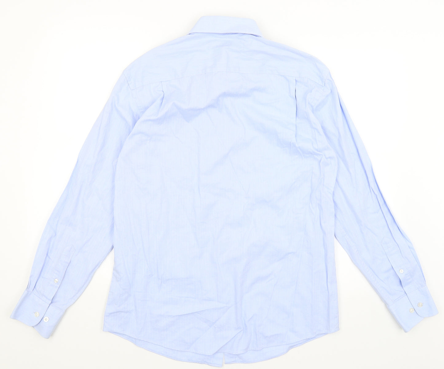 F&F Mens Blue    Dress Shirt Size 15.5