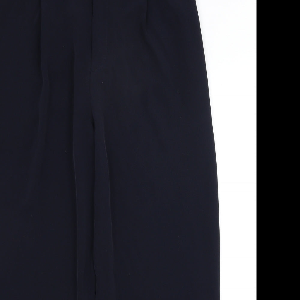 Uni Qlo Womens Blue   Cropped Trousers Size M L23.5 in