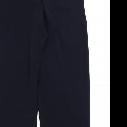 Uni Qlo Womens Blue   Cropped Trousers Size M L23.5 in