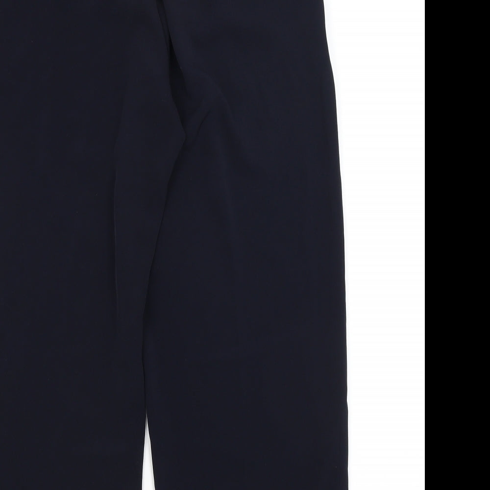 Uni Qlo Womens Blue   Cropped Trousers Size M L23.5 in