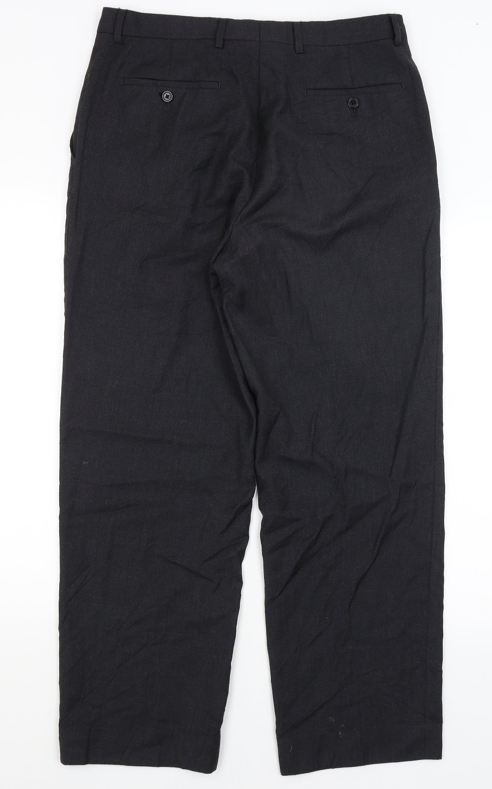 Austin Reed Mens Black   Trousers  Size 34 in L30 in