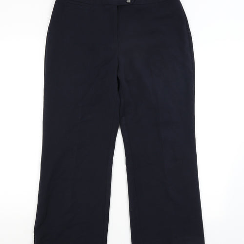 BM Womens Blue   Trousers  Size 12 L24 in