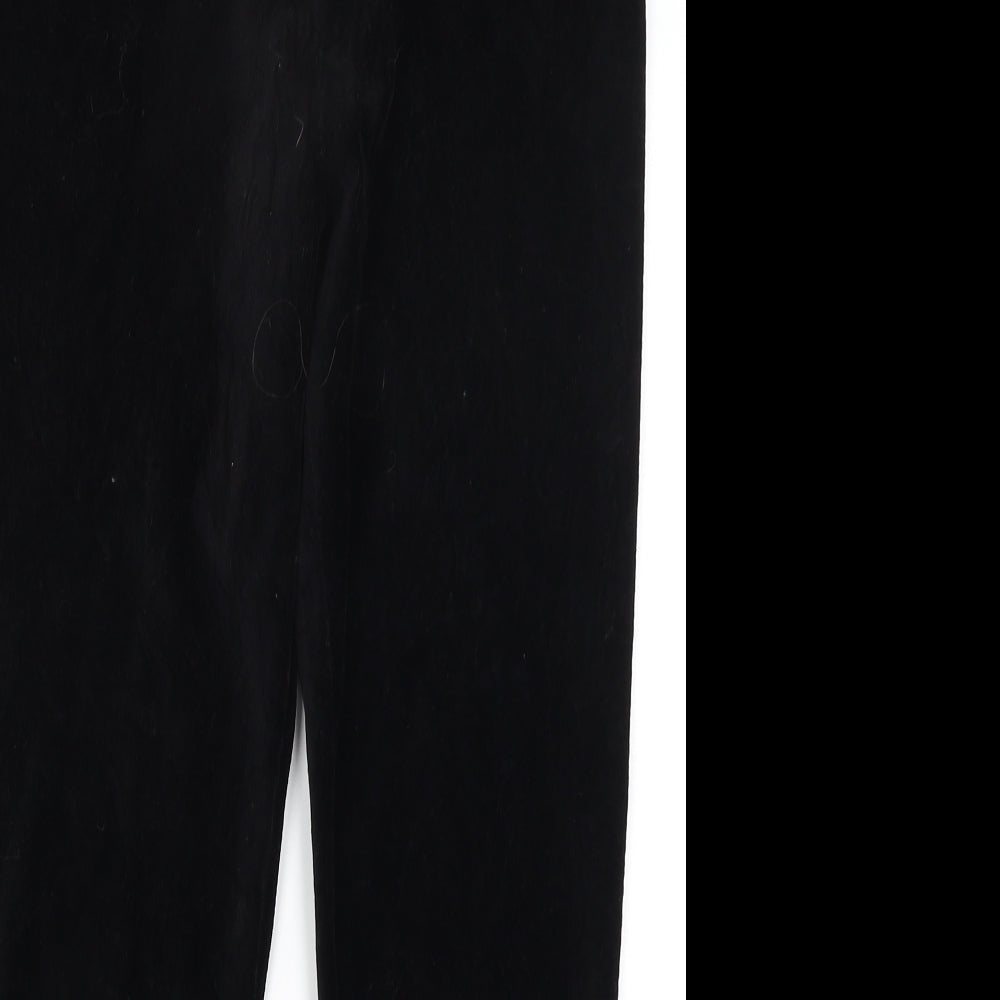 M&S Womens Black   Capri Leggings Size 14 L24 in