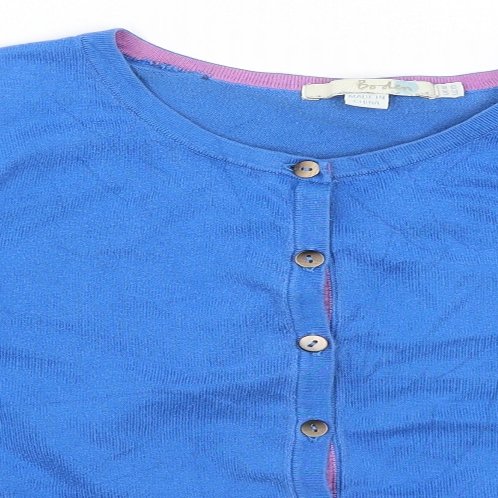 Boden Womens Blue   Cardigan Jumper Size 14