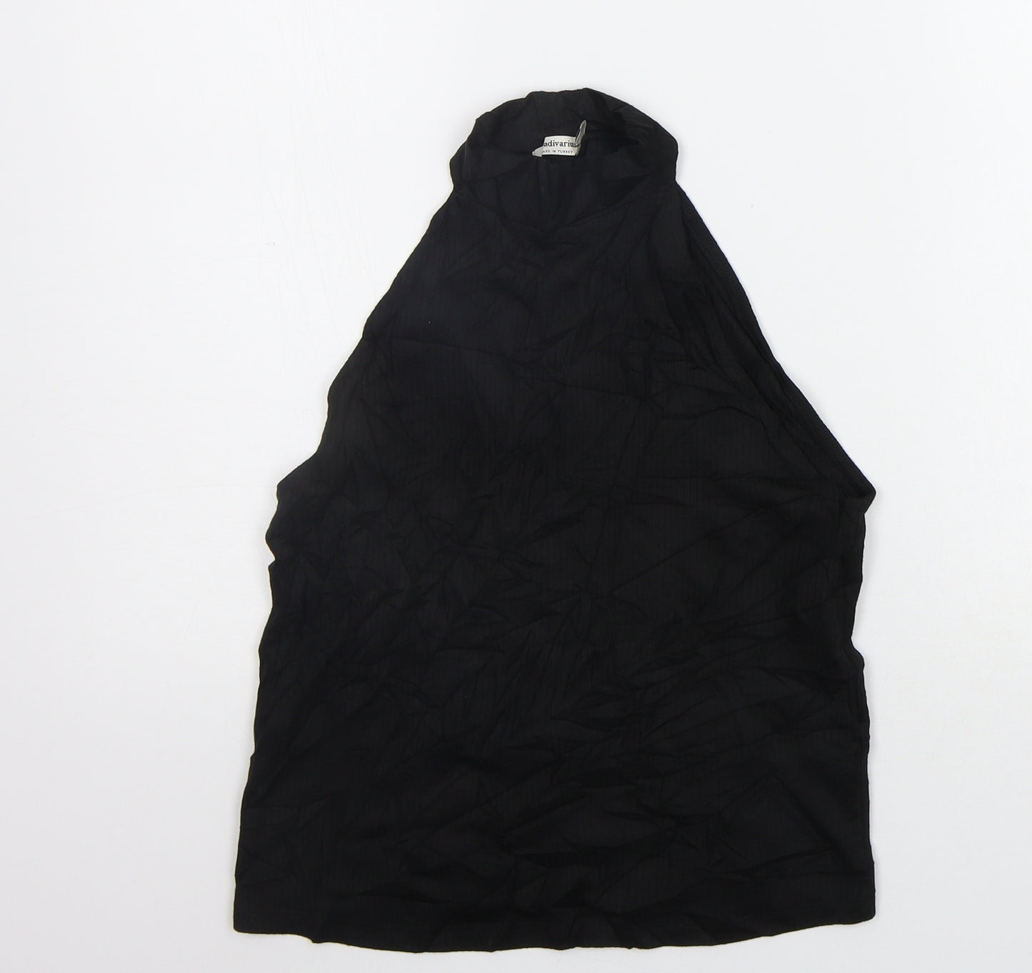 Stradavarius  Womens Black   Basic T-Shirt Size L