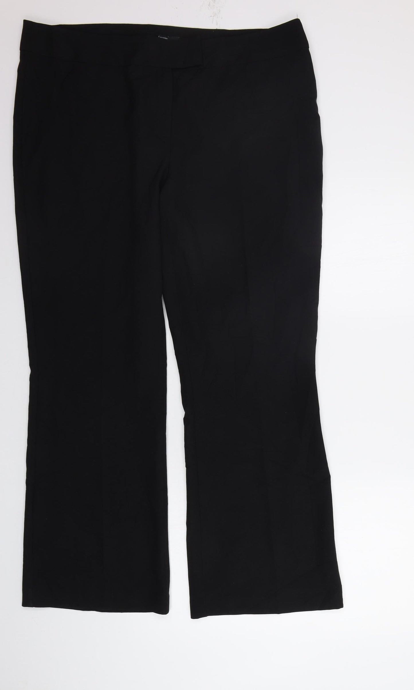 George Womens Black   Trousers  Size 18 L30 in