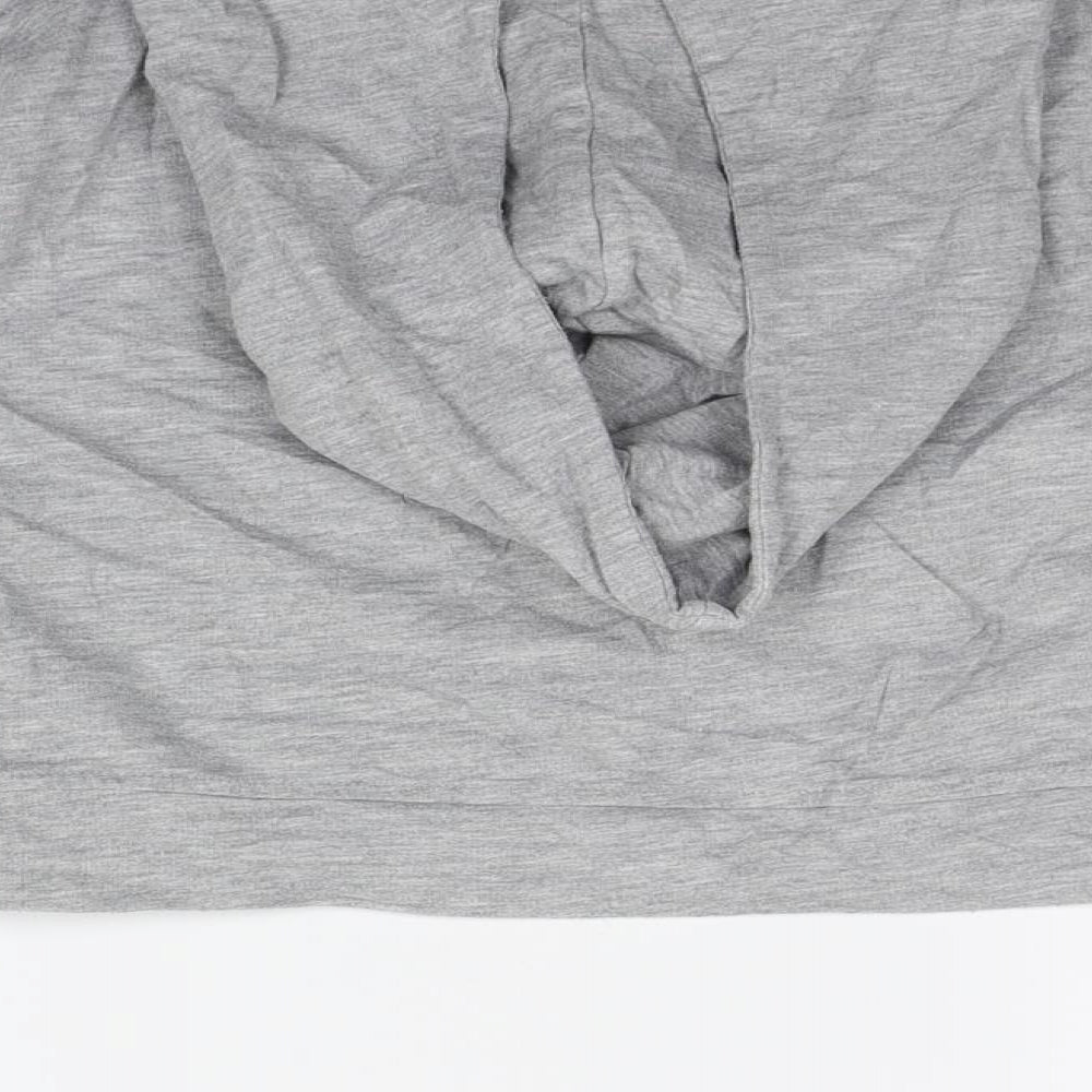 Little Pieces Boys Grey   Pullover Hoodie Size 9-10 Years