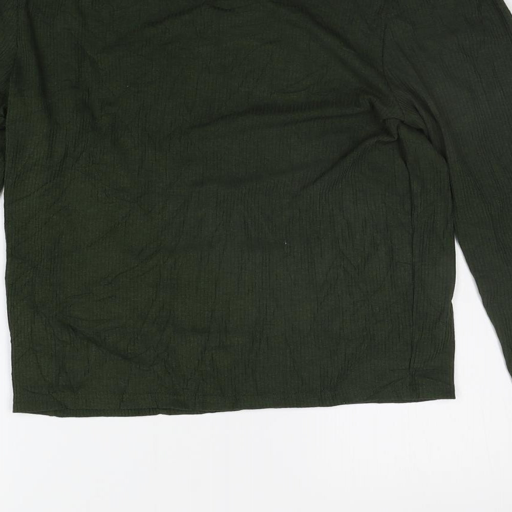 Divided Womens Green   Basic T-Shirt Size L