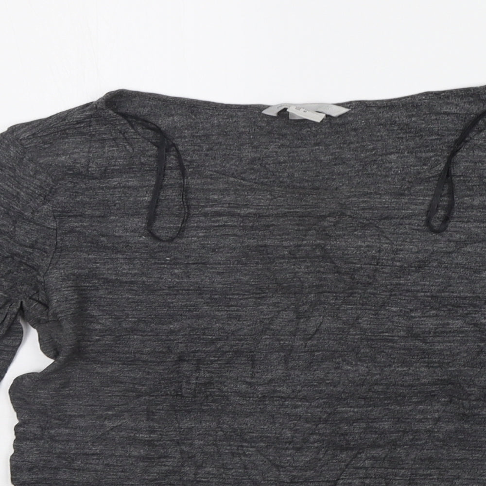 H&M Womens Grey   Basic T-Shirt Size M