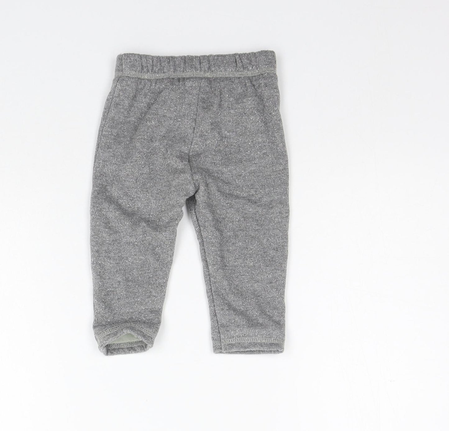 George Girls Grey   Jogger Trousers Size 6-9 Months