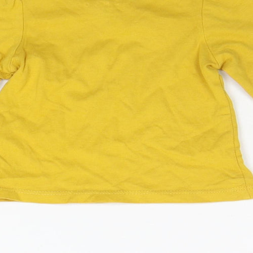 Nutmeg Girls Yellow   Basic T-Shirt Size 0-3 Months
