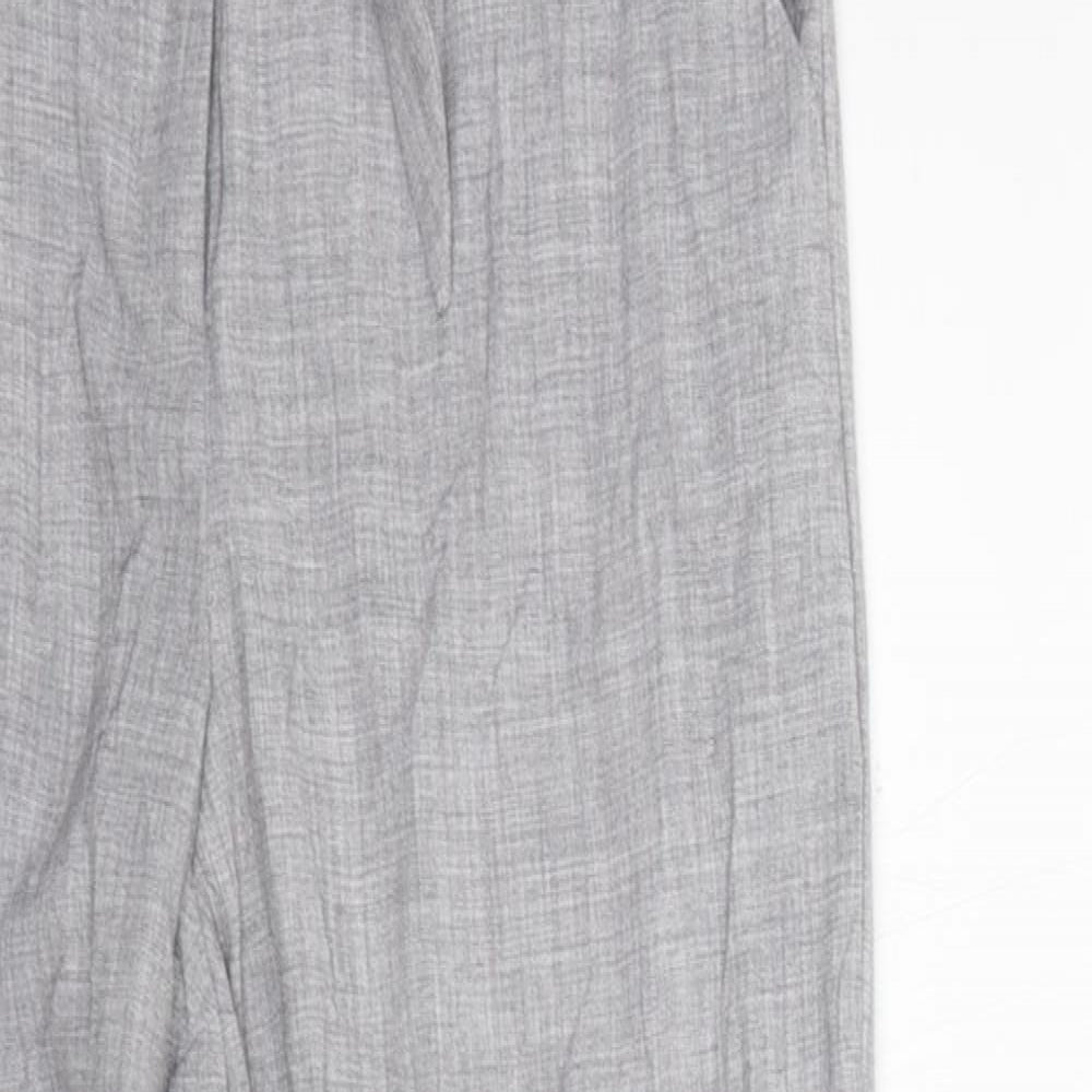 H&M Womens Grey   Trousers  Size 8 L26 in