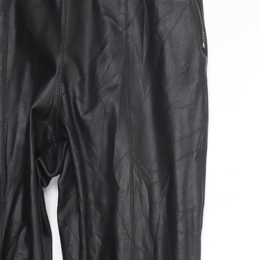 Topshop Womens Black   Jegging Leggings Size 10 L27 in