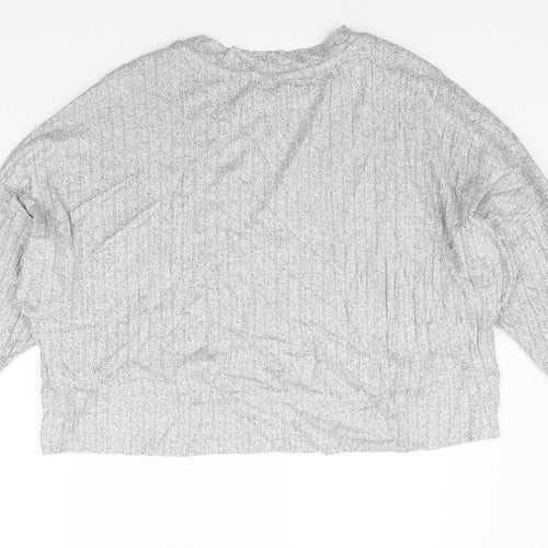 Marks and Spencer Womens Grey   Basic T-Shirt Size 18