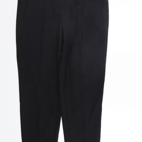 George Womens Black   Trousers  Size 12 L25 in