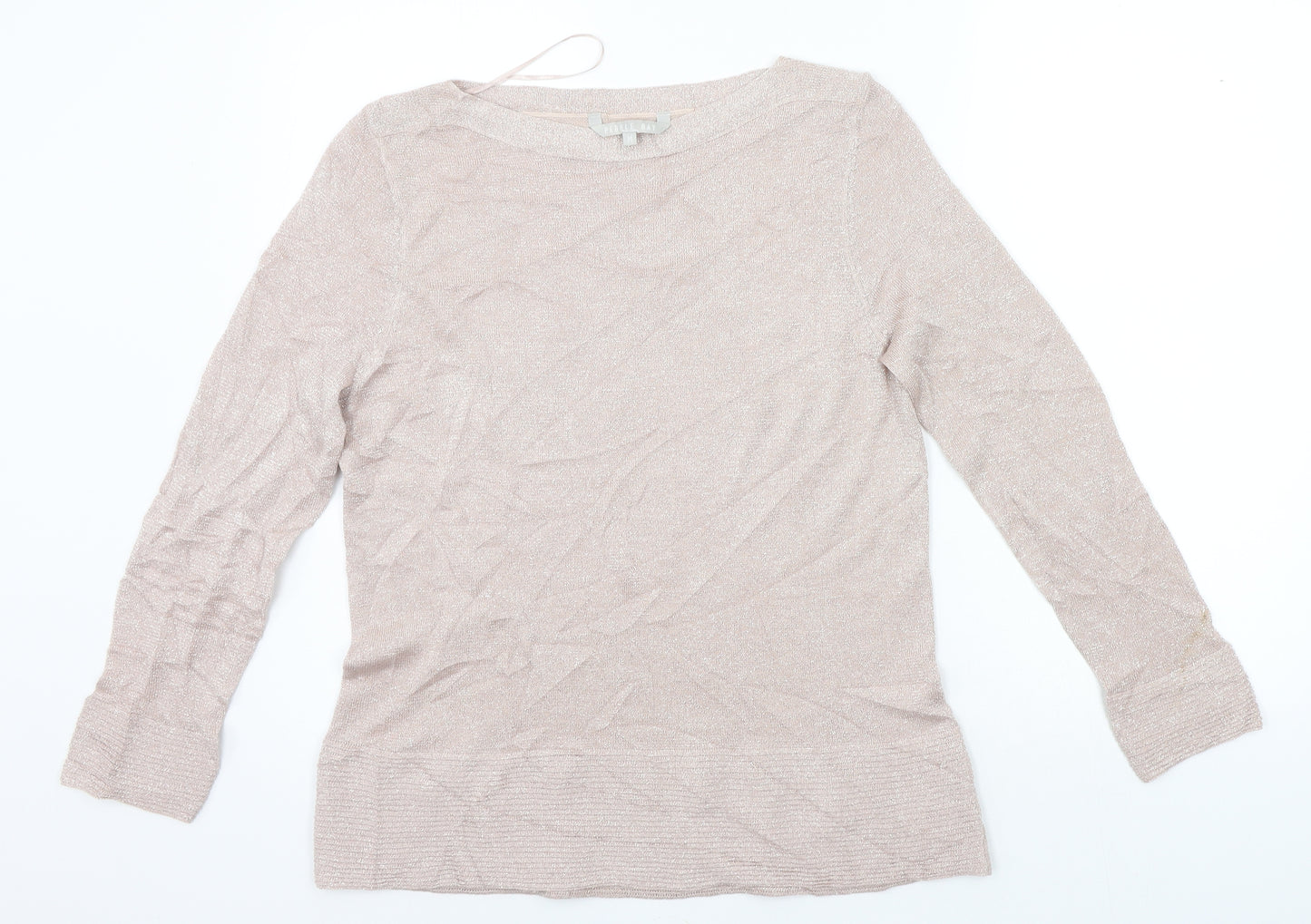 Pebble Bay Womens Beige   Basic T-Shirt Size M