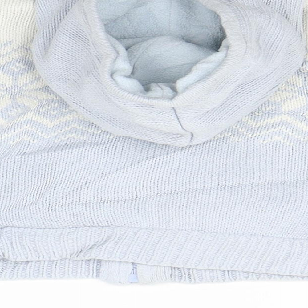 George Boys Blue Geometric  Jacket Coat Size 6-9 Months