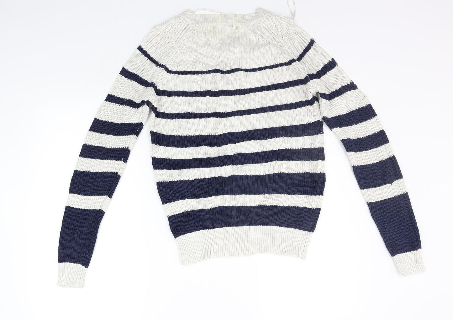George Womens Blue Striped  Pullover Jumper Size 10