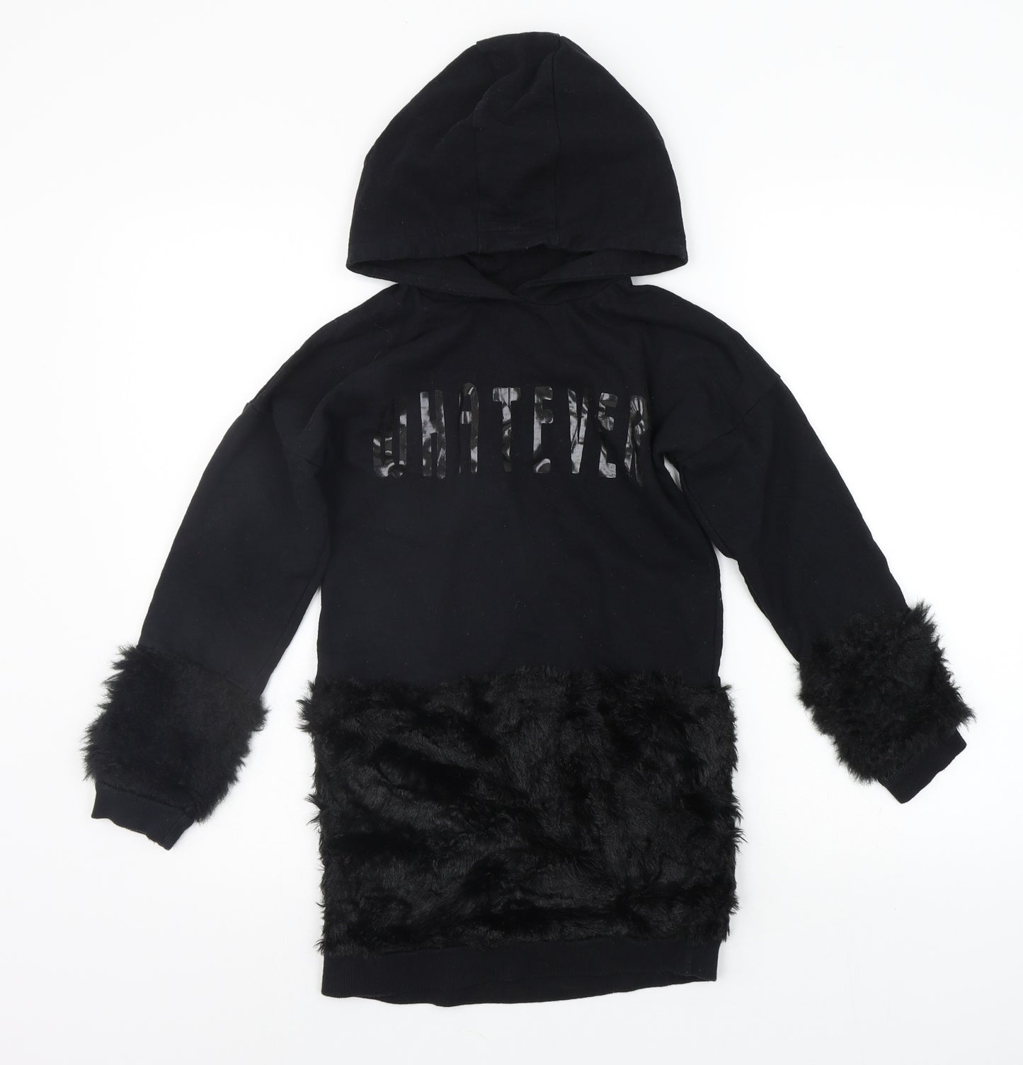 pep&CO Girls Black   Jumper Dress  Size 8-9 Years