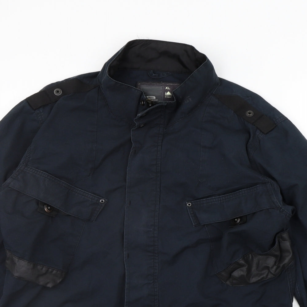 GSTAR Mens Blue   Jacket Coat Size XL