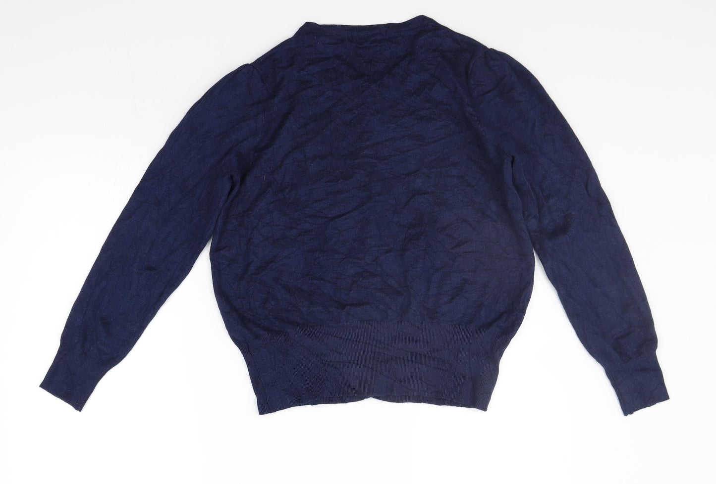 Marks and Spencer Womens Blue   Cardigan Jumper Size 14