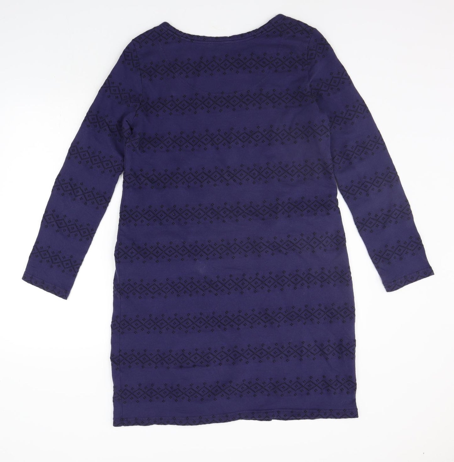 White Stuff Womens Blue Striped  Jumper Dress  Size 12