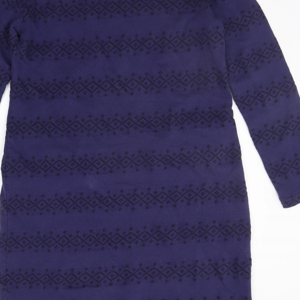 White Stuff Womens Blue Striped  Jumper Dress  Size 12