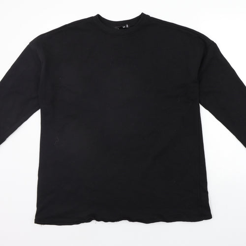 Missguided Womens Black   Henley Jumper Size 6