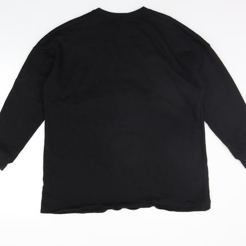 Missguided Womens Black   Henley Jumper Size 6