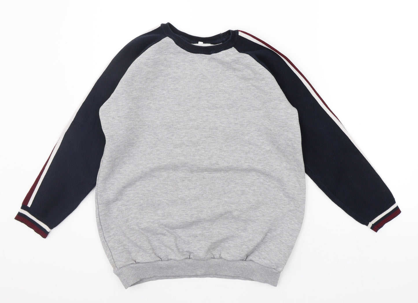 Marks and Spencer Boys Grey   Pullover Jumper Size 13-14 Years