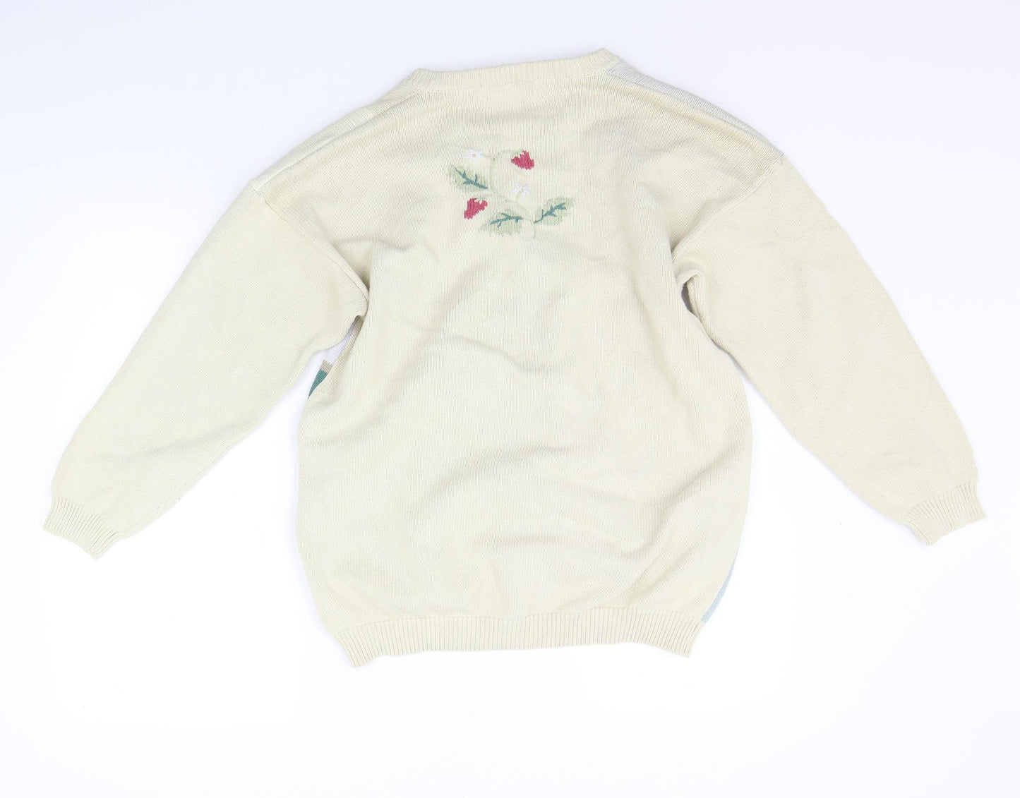 Tulcan Womens Beige   Cardigan Jumper Size M