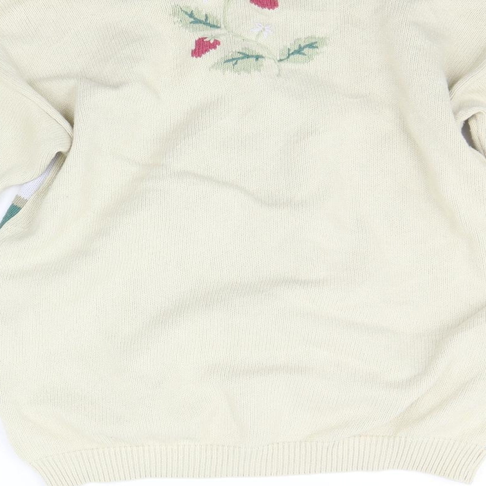Tulcan Womens Beige   Cardigan Jumper Size M