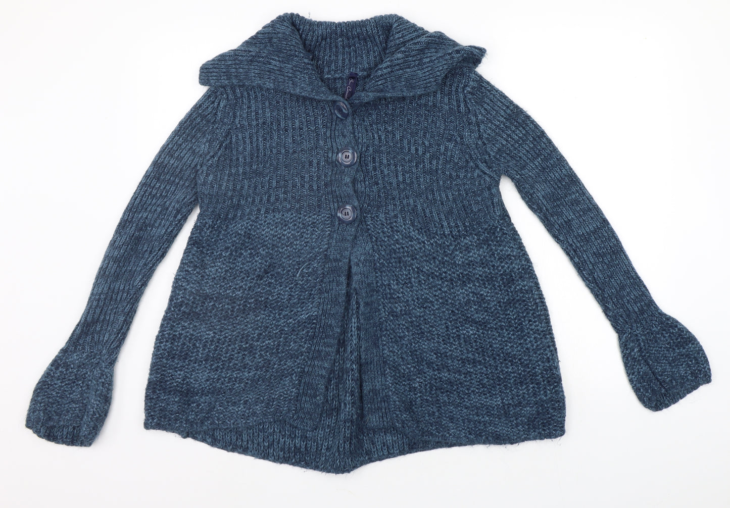 BM Womens Blue   Cardigan Jumper Size S