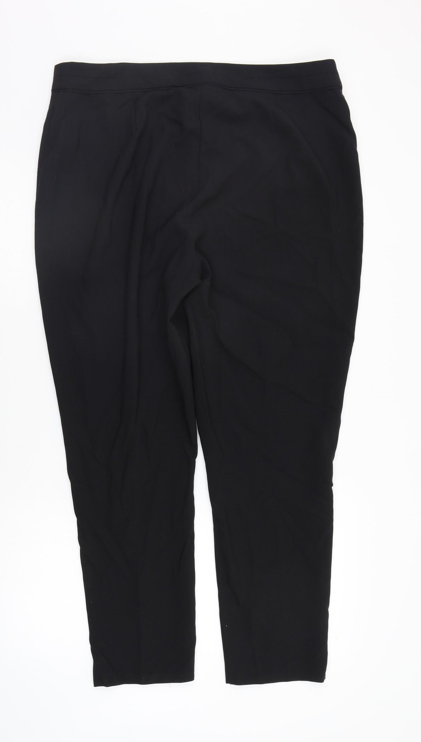 F&F Womens Black   Trousers  Size 16 L26 in