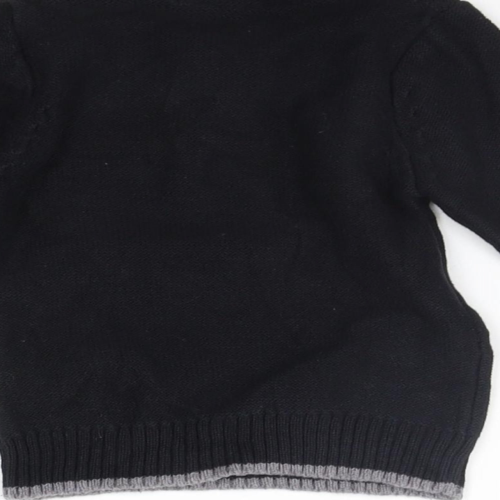 Lupilu Boys Black   Pullover Jumper Size 4-5 Years