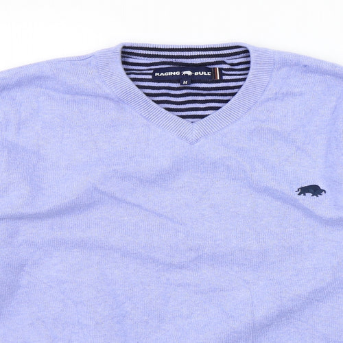 raging bull Mens Blue   Pullover Jumper Size M