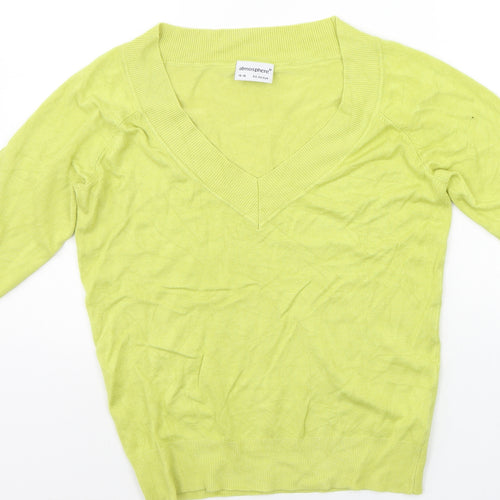 Atmosphere Womens Yellow   Pullover Jumper Size 16