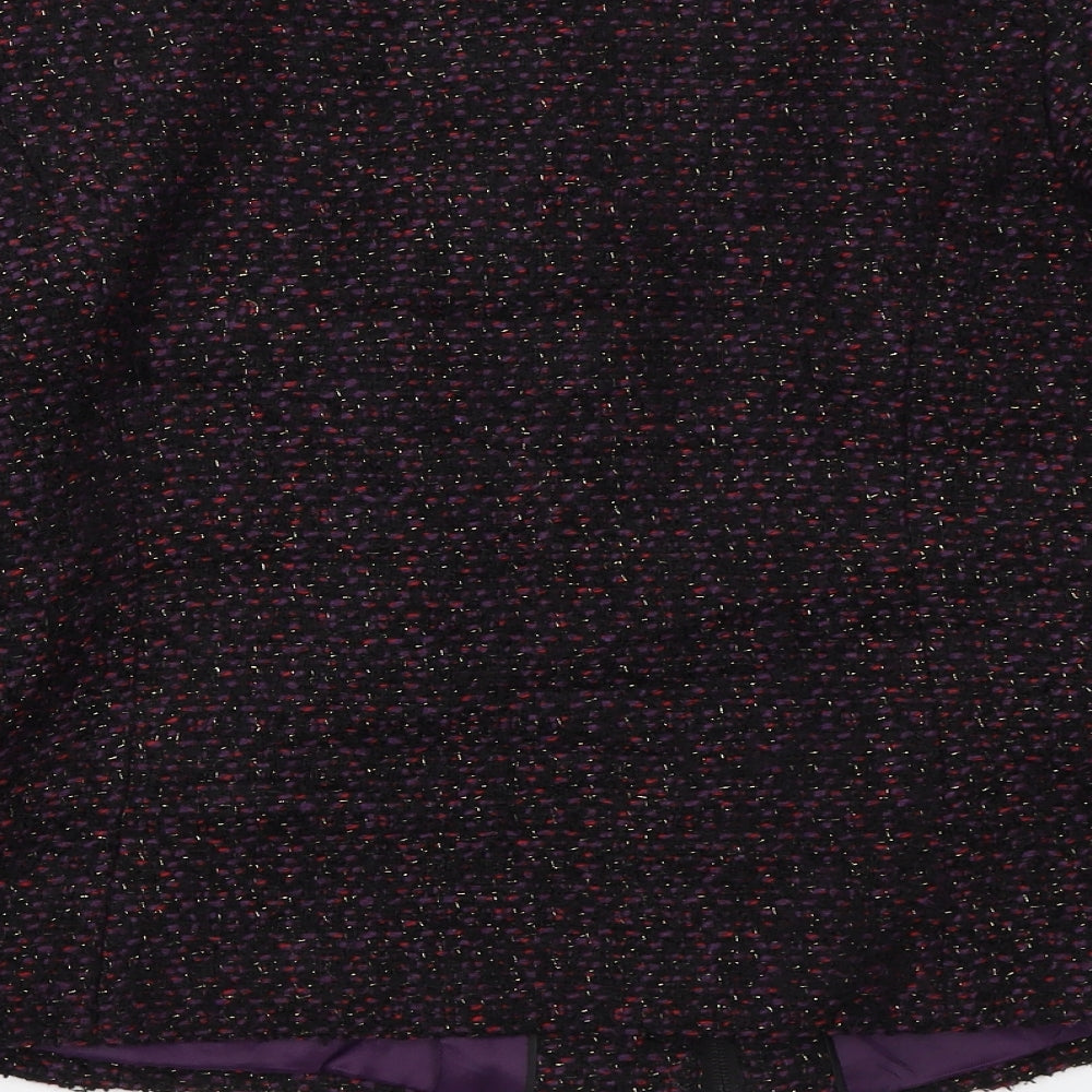 Marks and Spencer Womens Black   Overcoat Coat Size 12