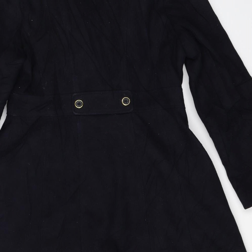 Primark Womens Blue   Overcoat Coat Size 12