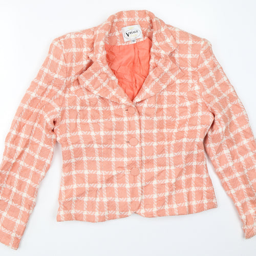 Visage Womens Pink   Jacket  Size 10